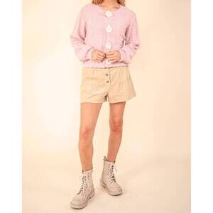 NEW VERY J sweet as can be cardigan in pink